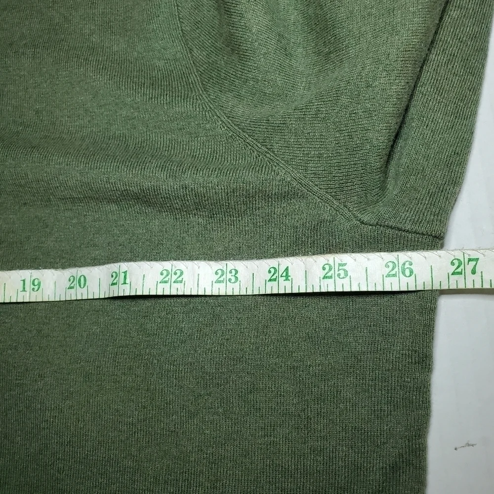 Polo Ralph Lauren 100% Pima Cotton Olive Green V-Neck Pullover Sweater Sz XXL